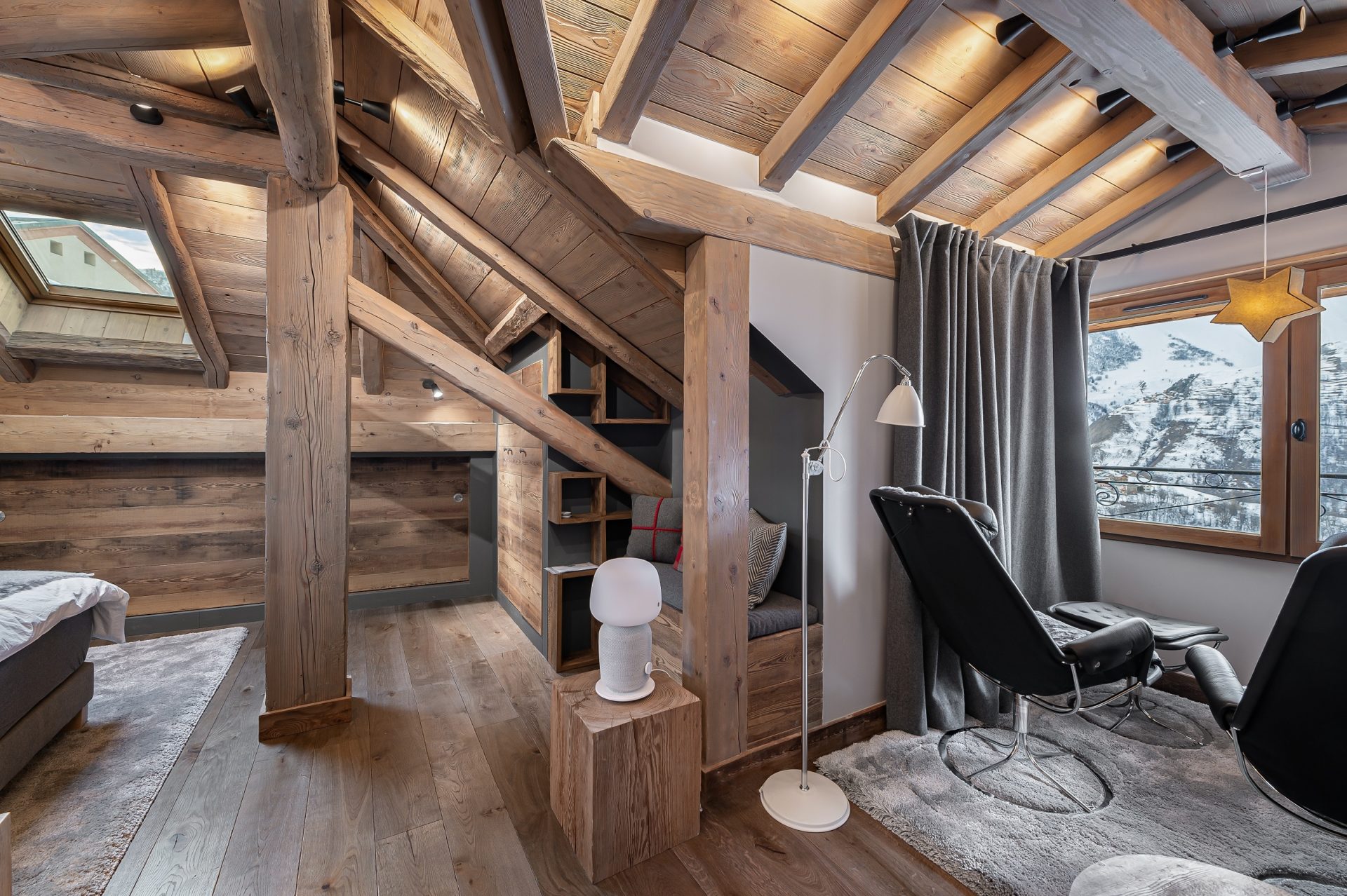 L'Epicerie / Appartement 3 / Chambre sous combles / Saint Martin de Belleville, Savoie