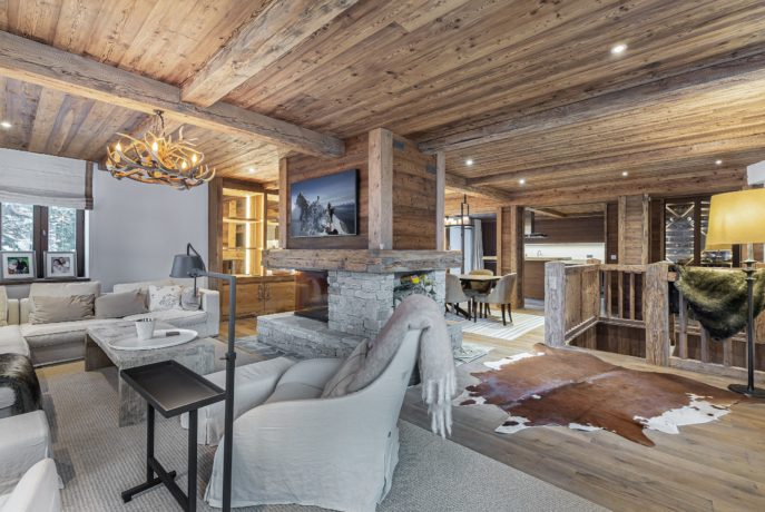 L'Epicerie / Appartement 1 / salon / Saint Martin de Belleville, Savoie