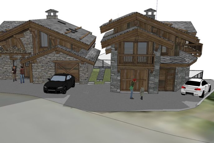 Les Chalets Panoramiques - Vues générales Nord Est - Saint Martin de Belleville - 3 Vallées - Savoie France